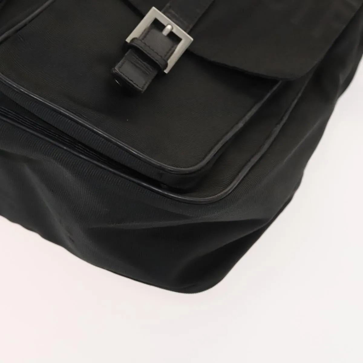 Fendi Vintage Nylon, Black, Nylon, Shoulder Bag