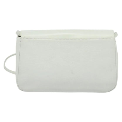 Givenchy Vintage 4G Leather, White, Leather, Shoulder Bag