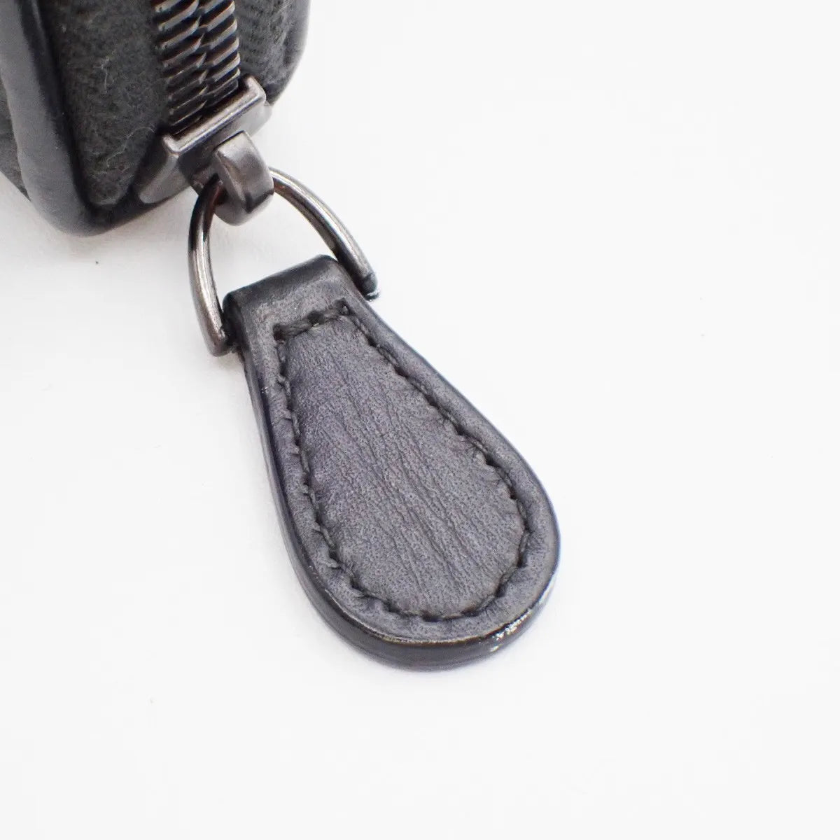 Bottega Veneta Intrecciato Long Zip Leather, Black, Leather, Wallet