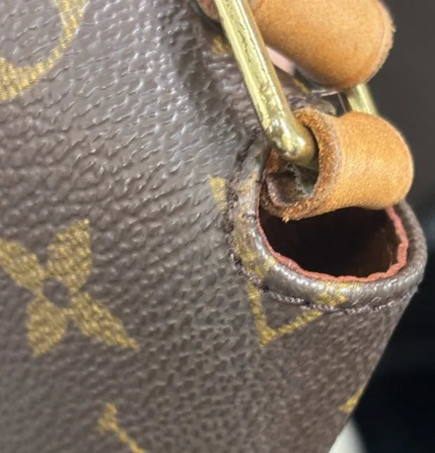 Louis Vuitton Musette Tango Monogram Canvas, Brown, Leather, Shoulder Bag