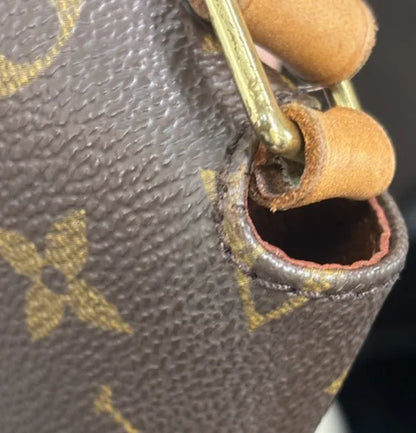 Louis Vuitton Musette Tango Monogram Canvas, Brown, Leather, Shoulder Bag