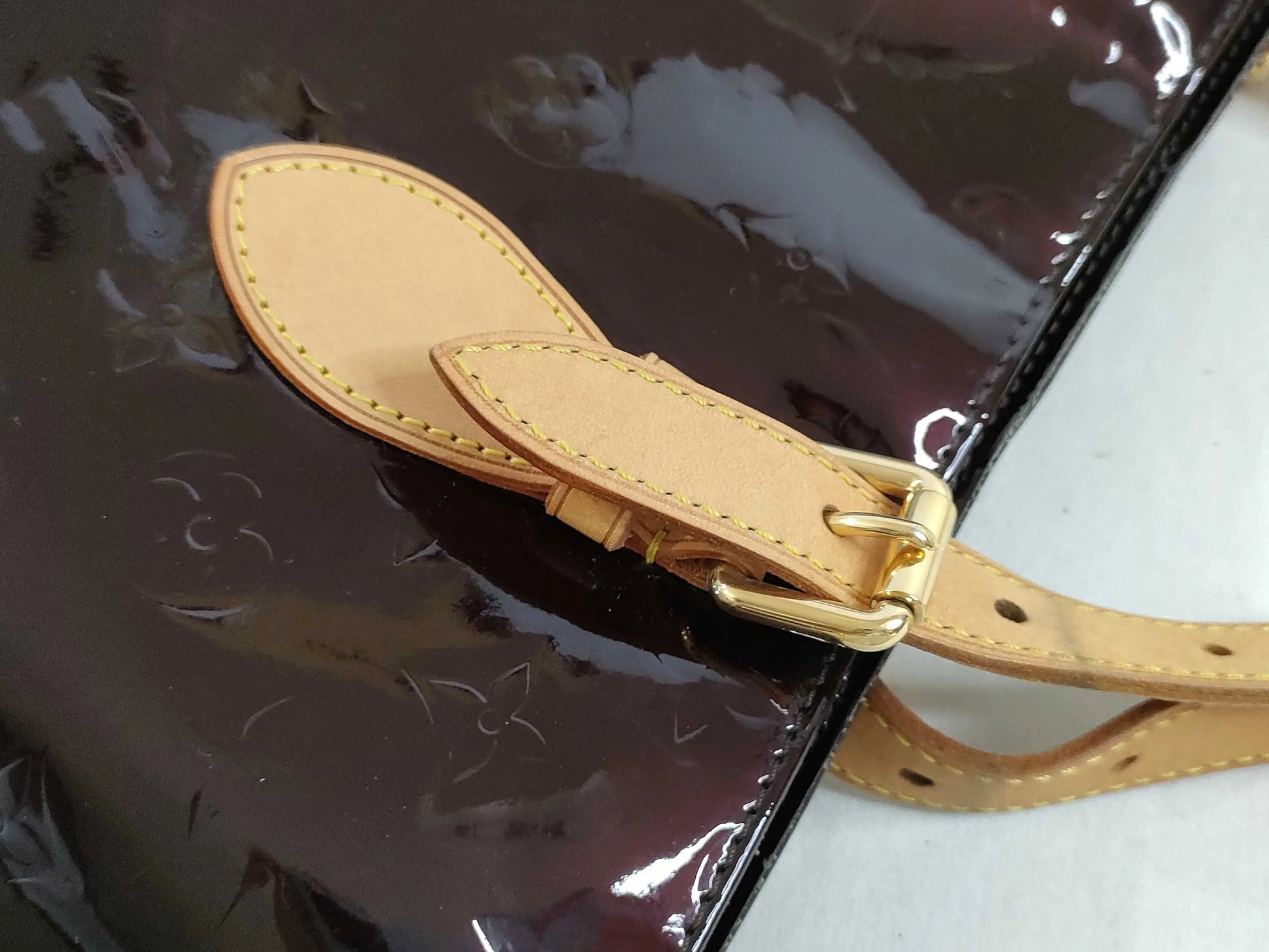 Louis Vuitton Brentwood Monogram Vernis, Other, Patent Leather, Tote Bag