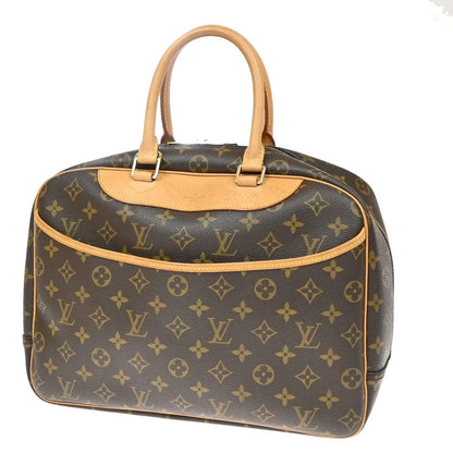 Louis Vuitton Deauville Monogram, Brown, Canvas, Handbag