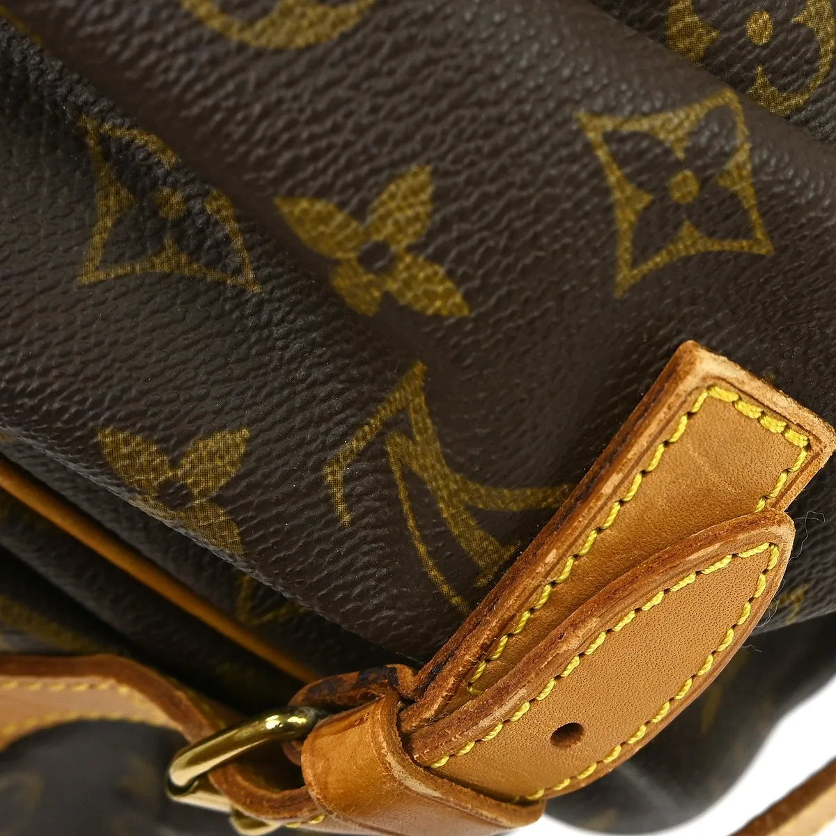Louis Vuitton Saumur Monogram, Brown, Canvas, Shoulder Bag