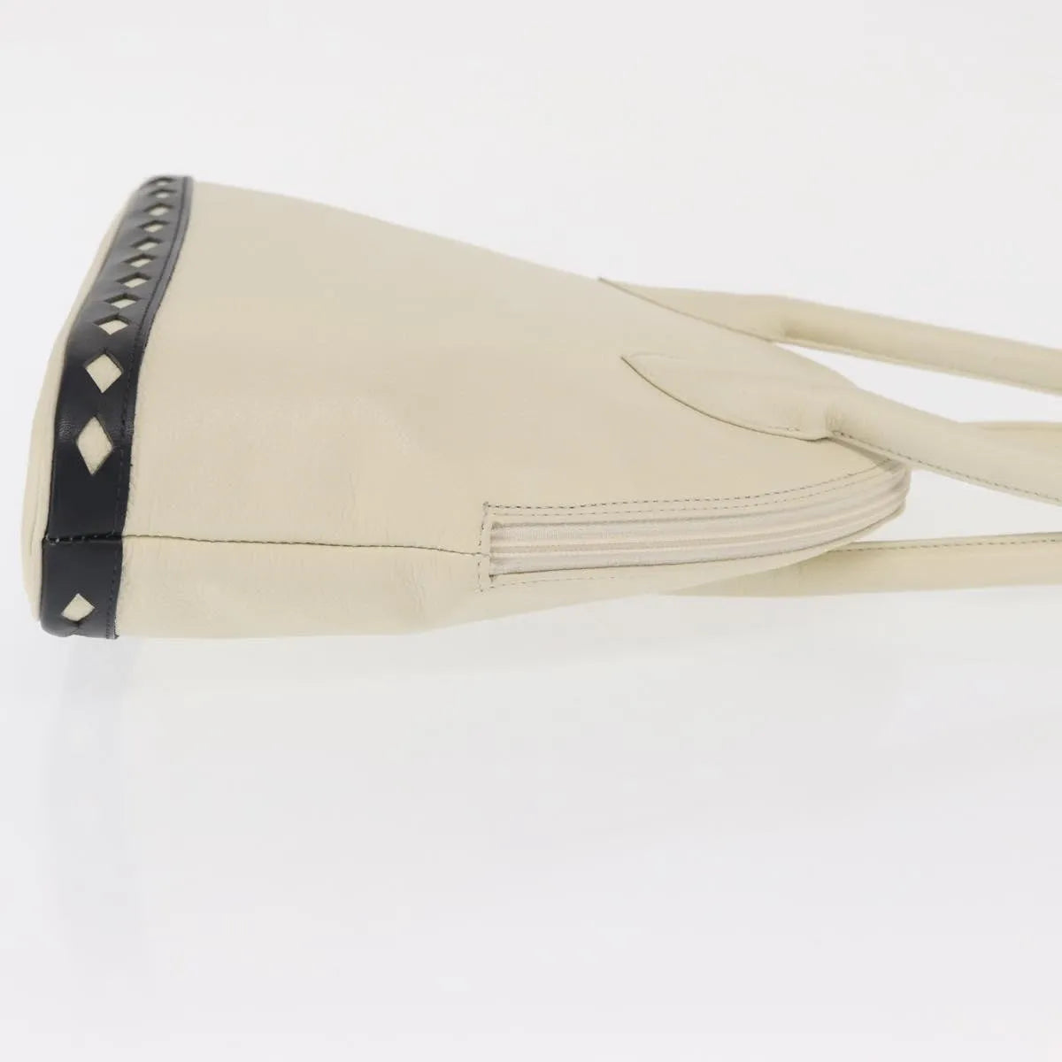Saint Laurent Vintage handbag Leather, White, Leather, Handbag