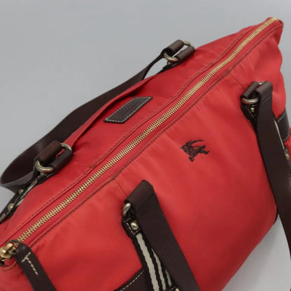 Burberry Blue Label Nylon, Red, Nylon, Tote Bag