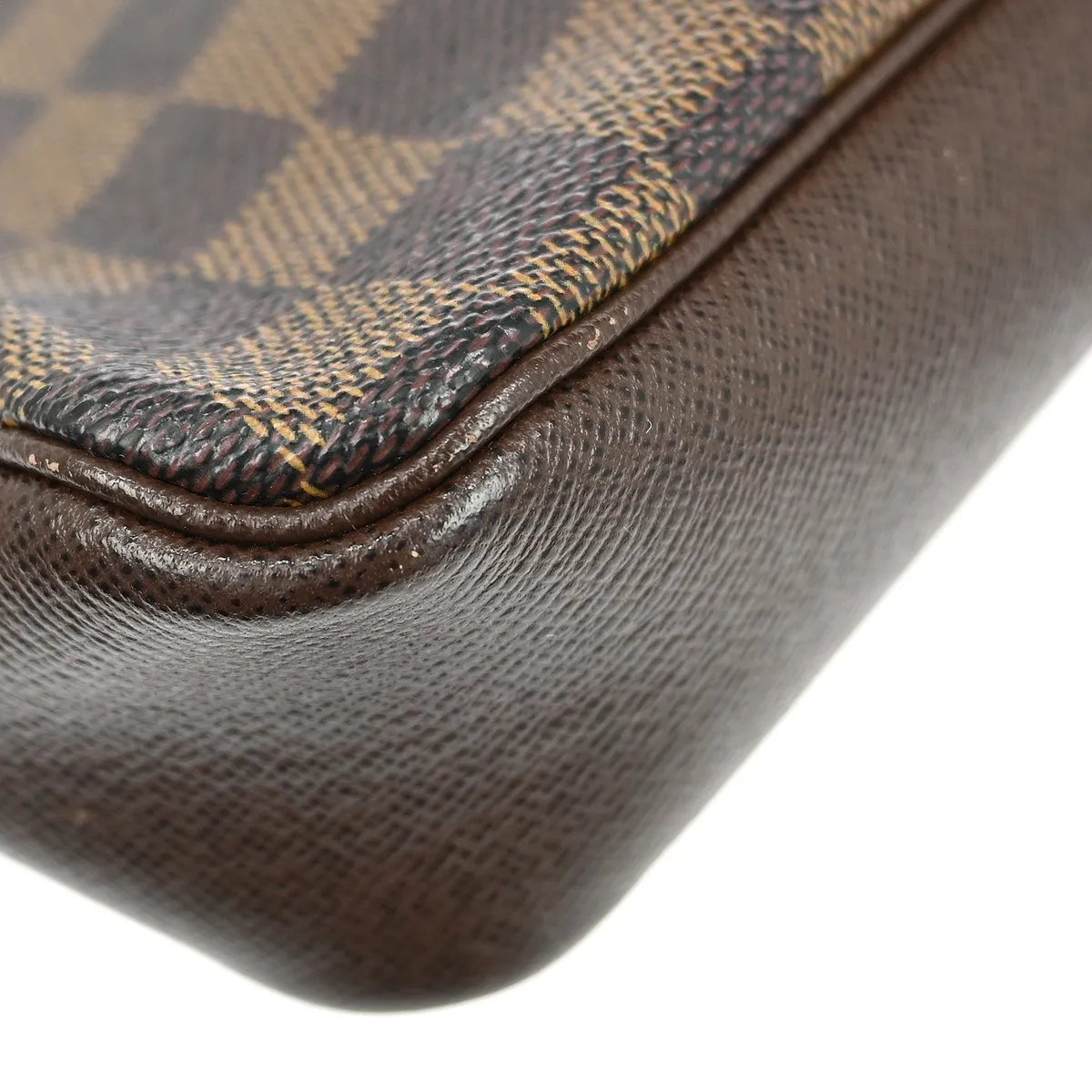 Louis Vuitton Trousse Make Up Damier Canvas, Brown, Canvas, Clutch