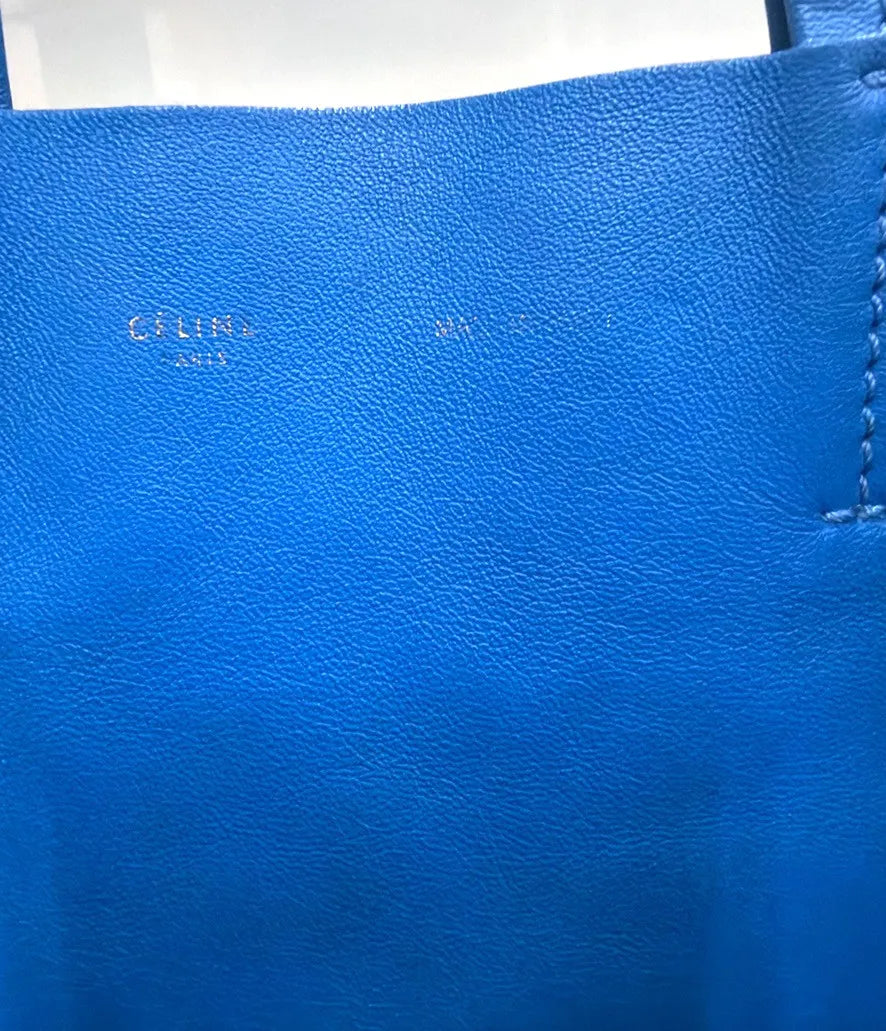 Celine Vertical Bi-Cabas Tote Leather, Multicolour, Leather, Tote Bag