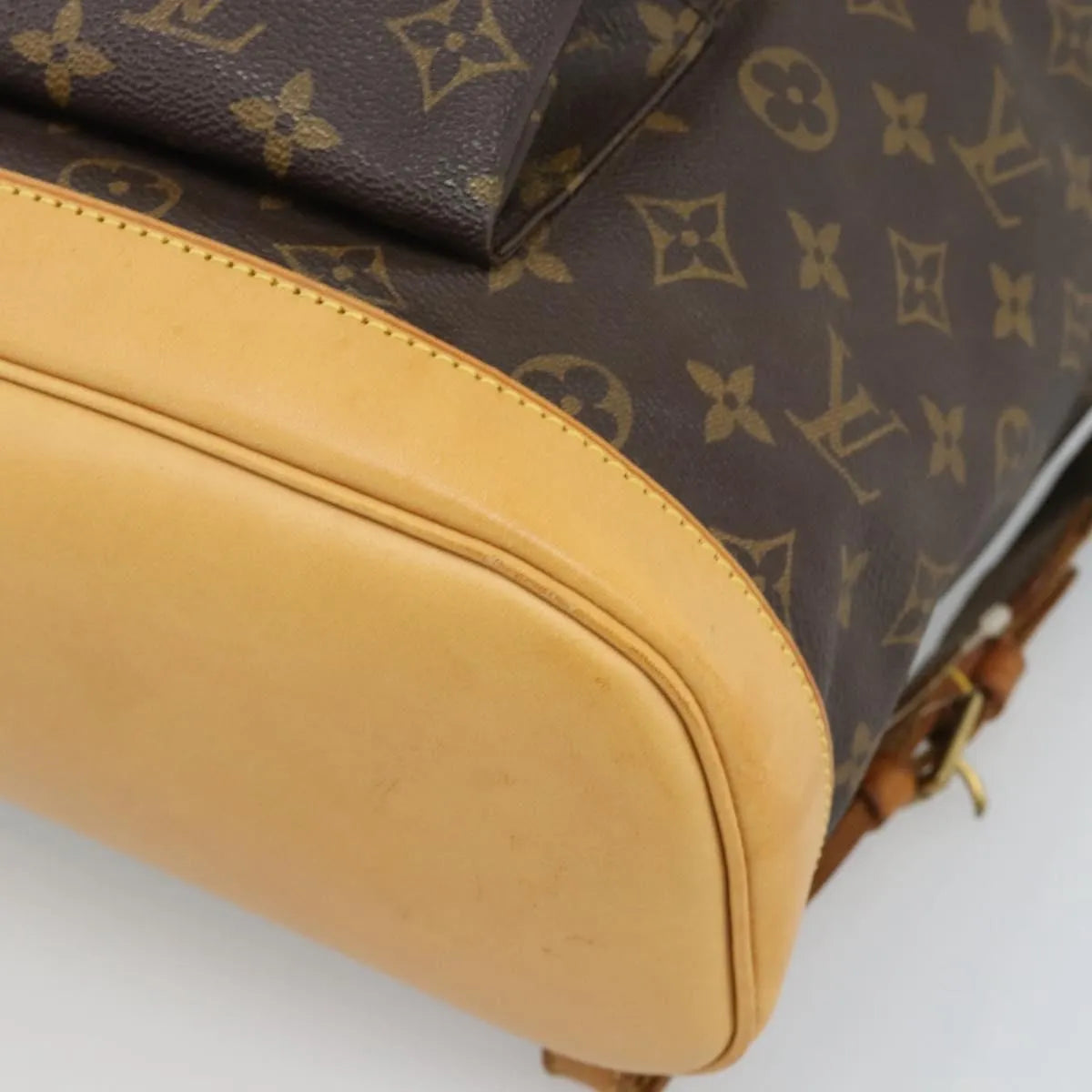 Louis Vuitton Vintage Montsouris Monogram Canvas, Brown, Canvas, Backpack