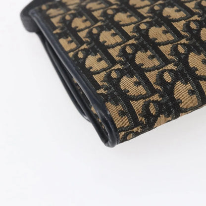 Christian Dior Vintage Trotter Canvas, Navy, Canvas, Shoulder Bag