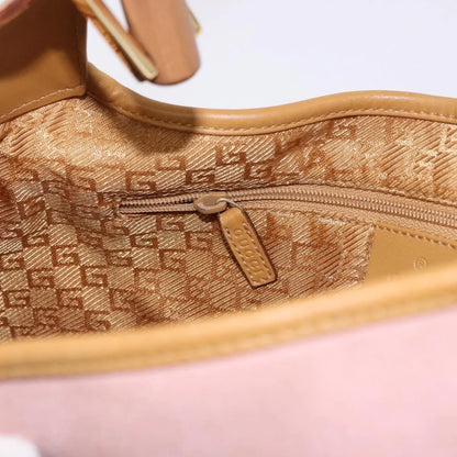 Gucci Bamboo Jackie Suede, Pink, Suede, Handbag