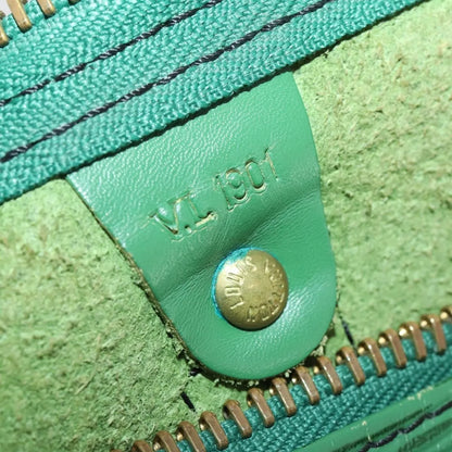 Louis Vuitton Keepall Epi Leather, Green, Leather, Travel Bag