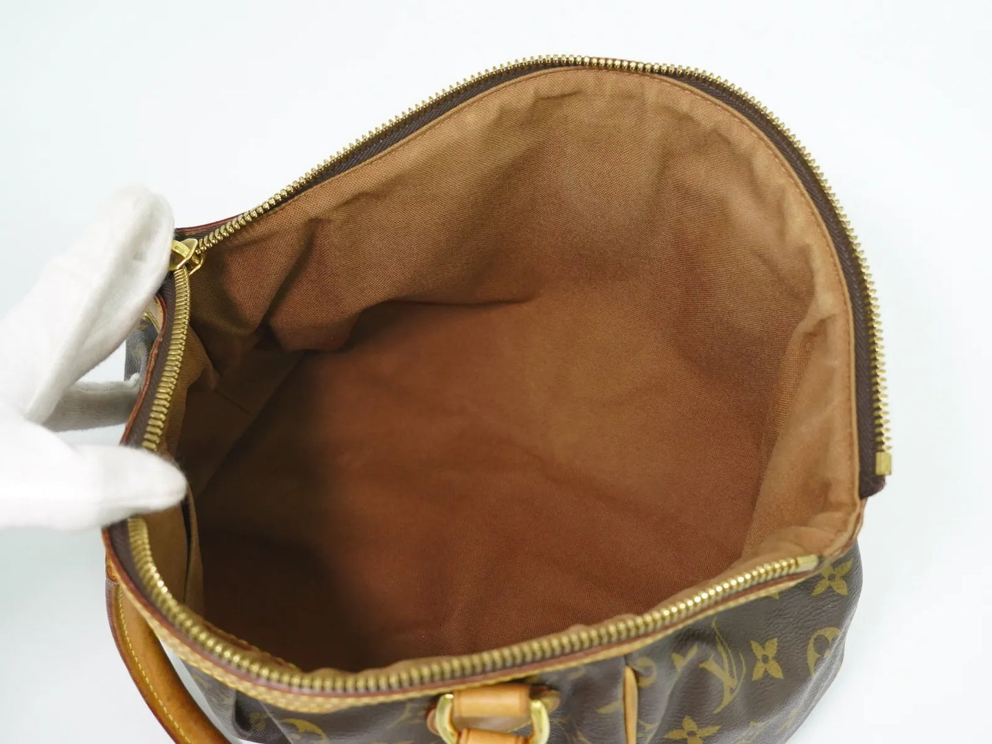 Louis Vuitton Tivoli Monogram Canvas, Brown, Canvas, Handbag