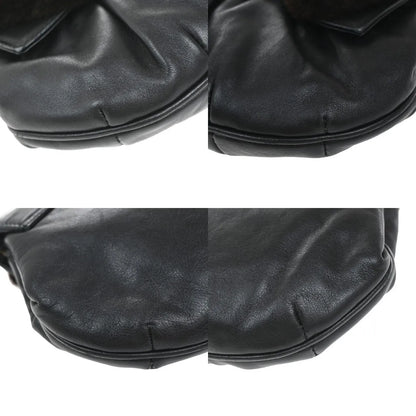 Fendi Vintage shoulderbag Leather, Black, Leather, Shoulder Bag