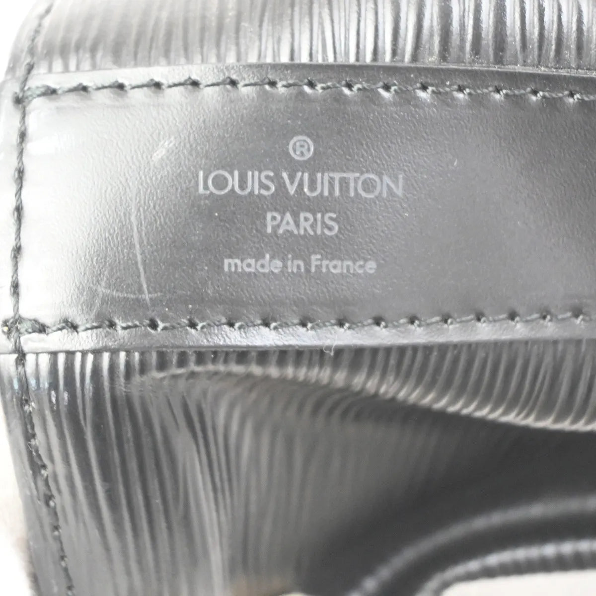 Louis Vuitton Sac a Dos Drawstring Epi Leather, Black, Leather, Backpack