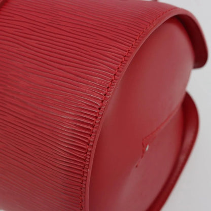 Louis Vuitton Soufflot Epi Leather, Red, Leather, Handbag