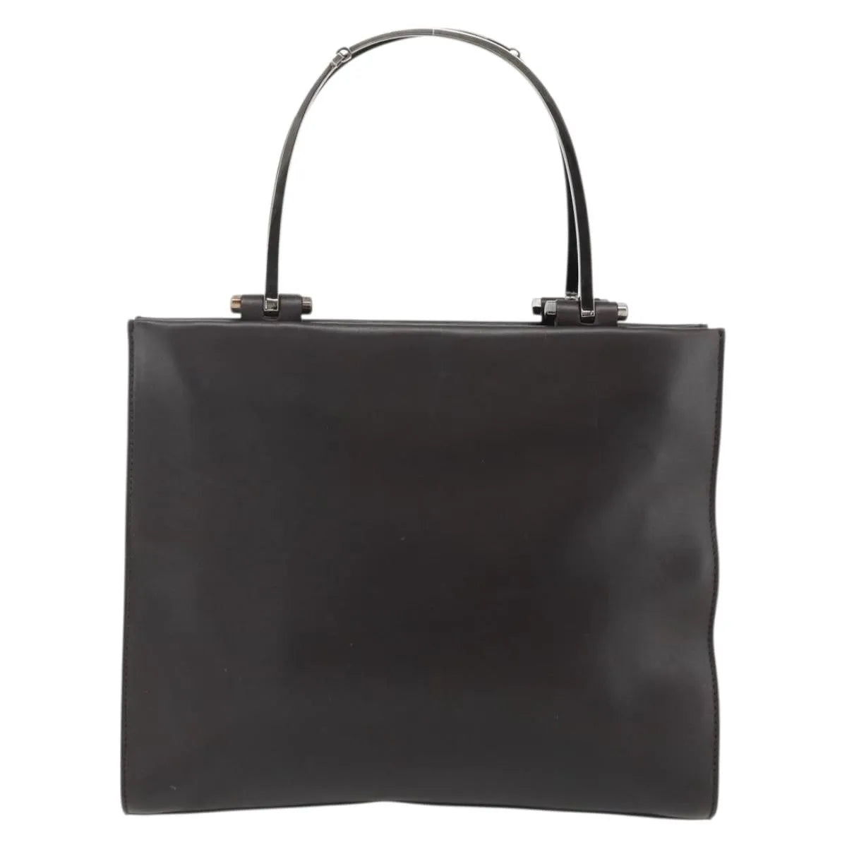 Gucci Vintage Leather, Brown, Leather, Handbag