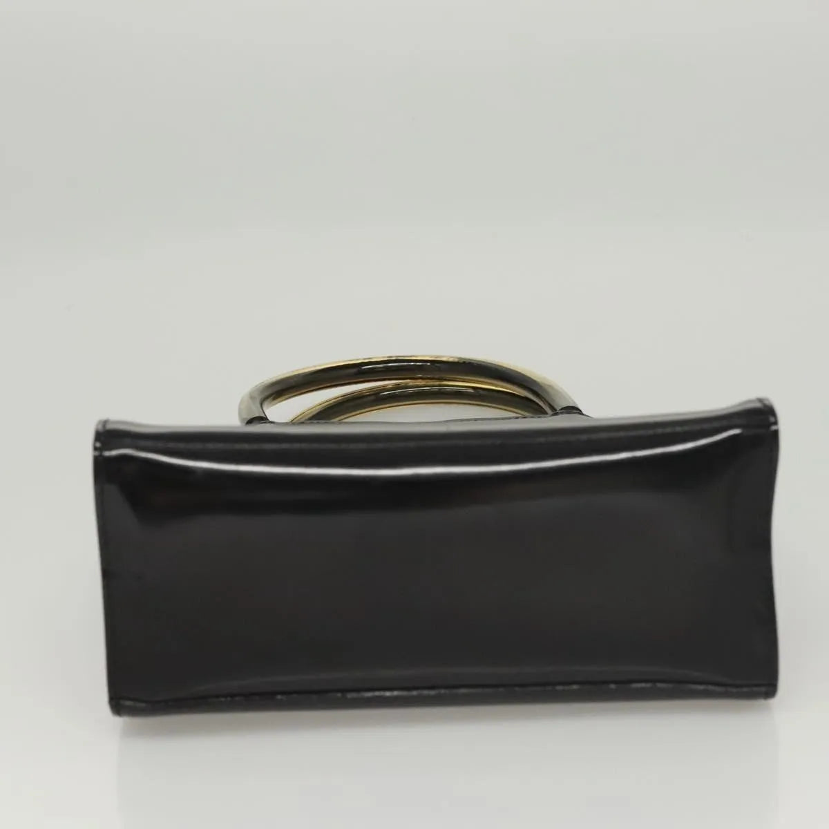 Salvatore Ferragamo Vintage Patent leather, Black, Patent Leather, Handbag