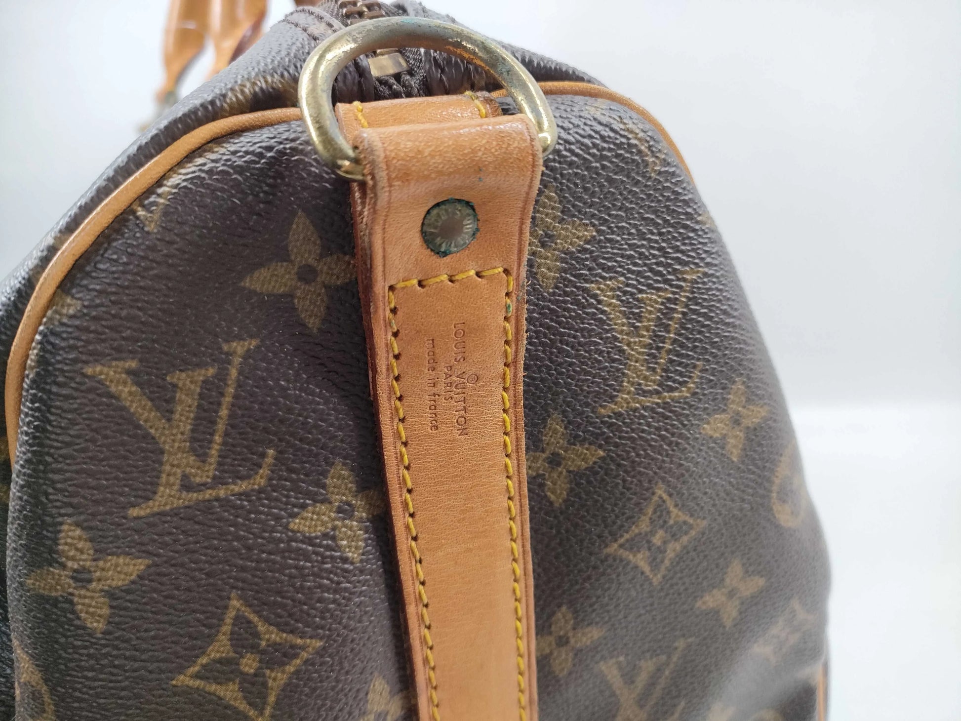 Louis Vuitton Keepall Monogram Canvas, Brown, Canvas, Travel Bag