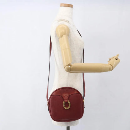 Christian Dior Vintage Trotter Canvas, Red, Canvas, Shoulder Bag