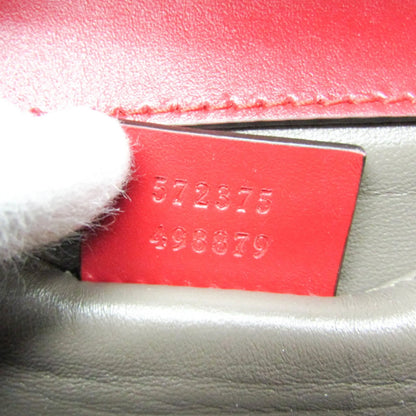 Gucci Zumi Leather, Red, Leather, Shoulder Bag