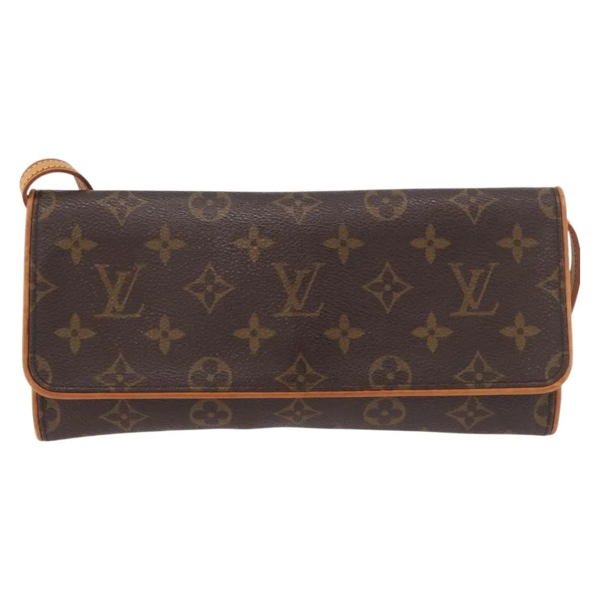 Louis Vuitton Twin Monogram Canvas, Brown, Canvas, Clutch