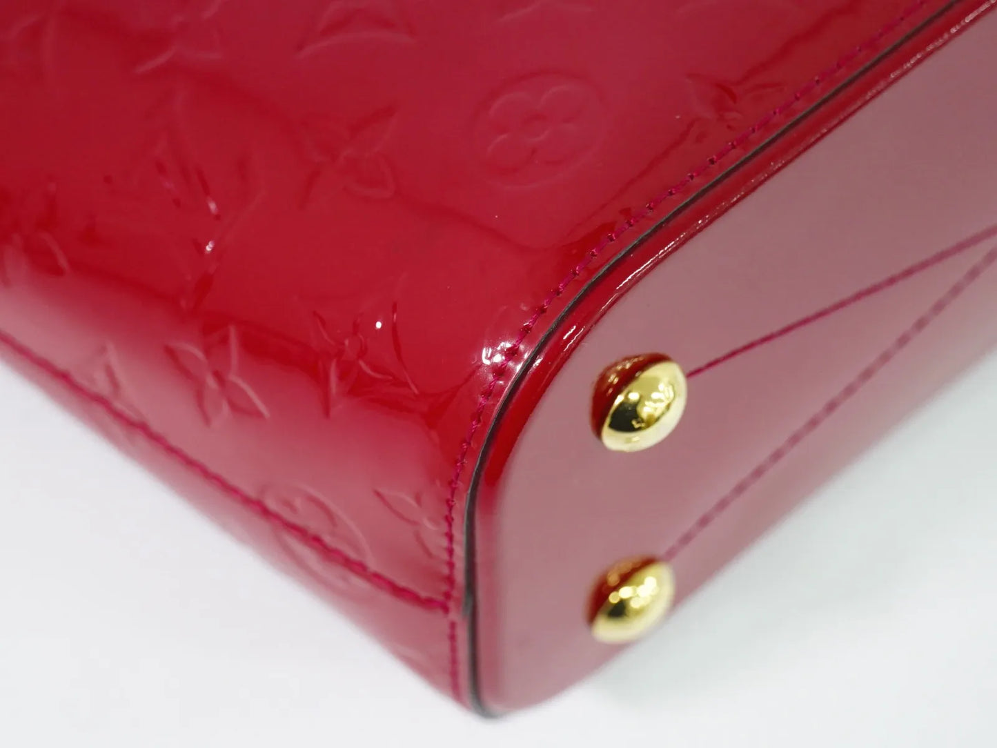 Louis Vuitton Montebello Monogram Vernis, Pink, Patent Leather, Handbag