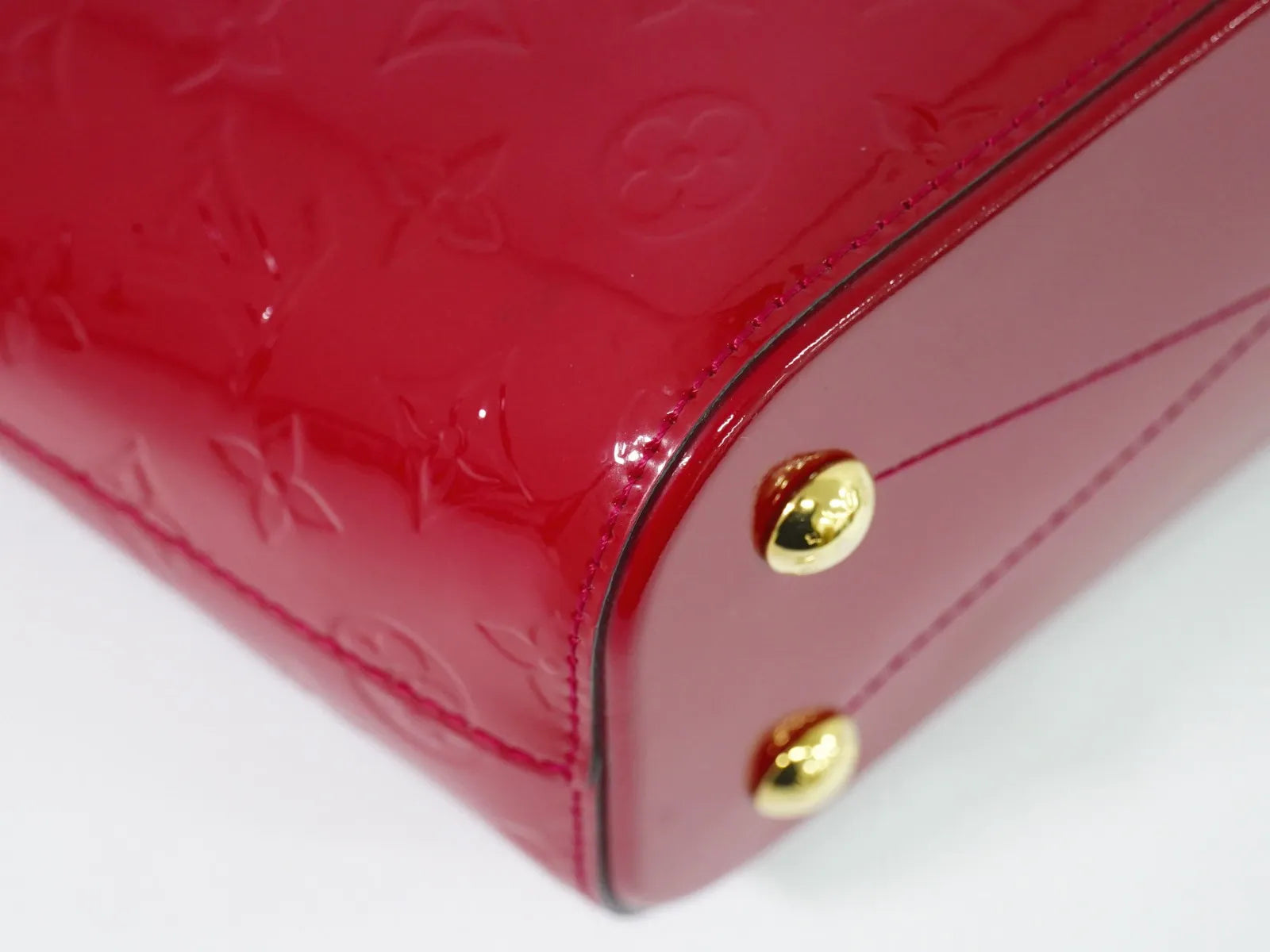 Louis Vuitton Montebello Monogram Vernis, Pink, Patent Leather, Handbag