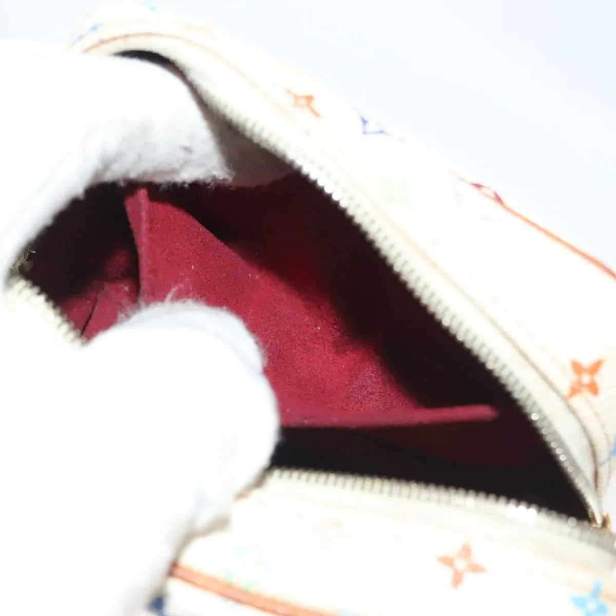 Louis Vuitton Wapity Trousse Monogram Multicolor, White, Canvas, Clutch