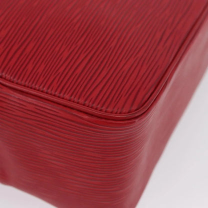 Louis Vuitton Trousse Toiletry Monogram Canvas, Red, Leather, Clutch