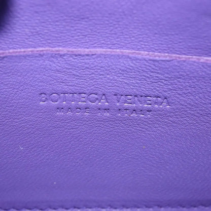 Bottega Veneta Cassette Maxi Intrecciato Leather, Purple, Leather, Clutch