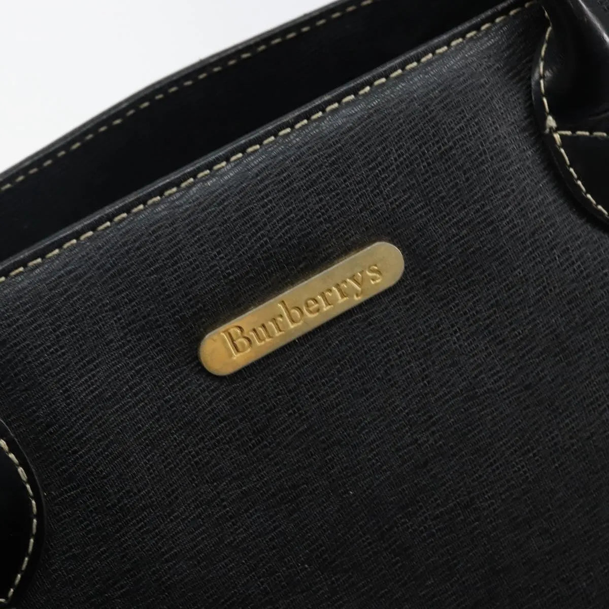 Burberry Vintage Leather, Black, Leather, Handbag