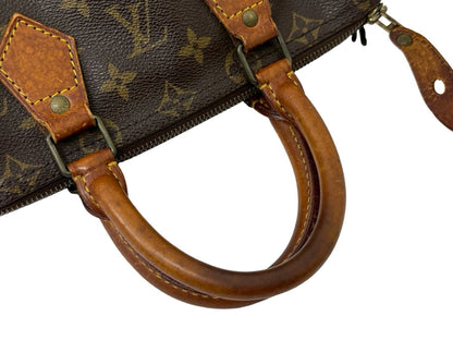 Louis Vuitton Speedy Monogram Canvas, Brown, Canvas, Handbag