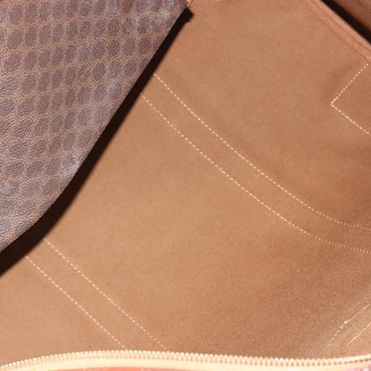 Celine Vintage Duffle Canvas and Leather, Brown, Canvas, Travel Bag
