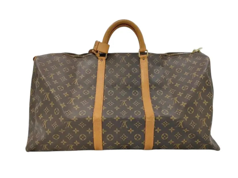 Louis Vuitton Keepall Monogram Canvas, Brown, Canvas, Travel Bag