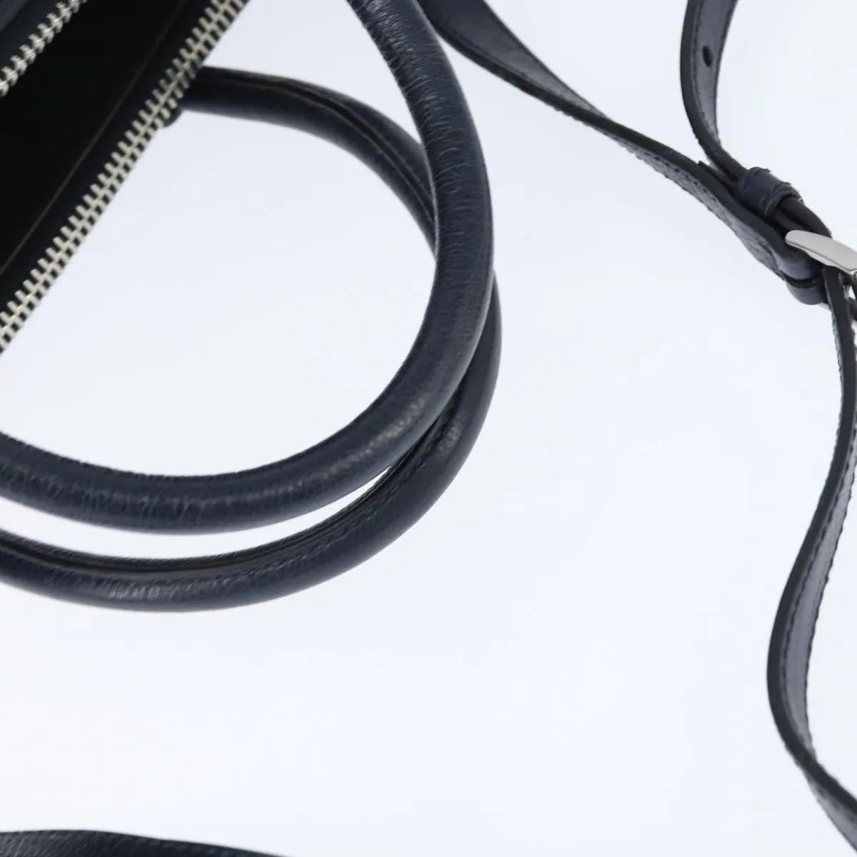 Prada Vintage Leather, Navy, Leather, Handbag