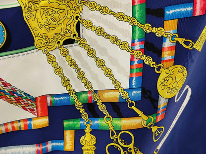 Hermes Carré 90 Silk multicolor, Multicolour, Silk, Scarf