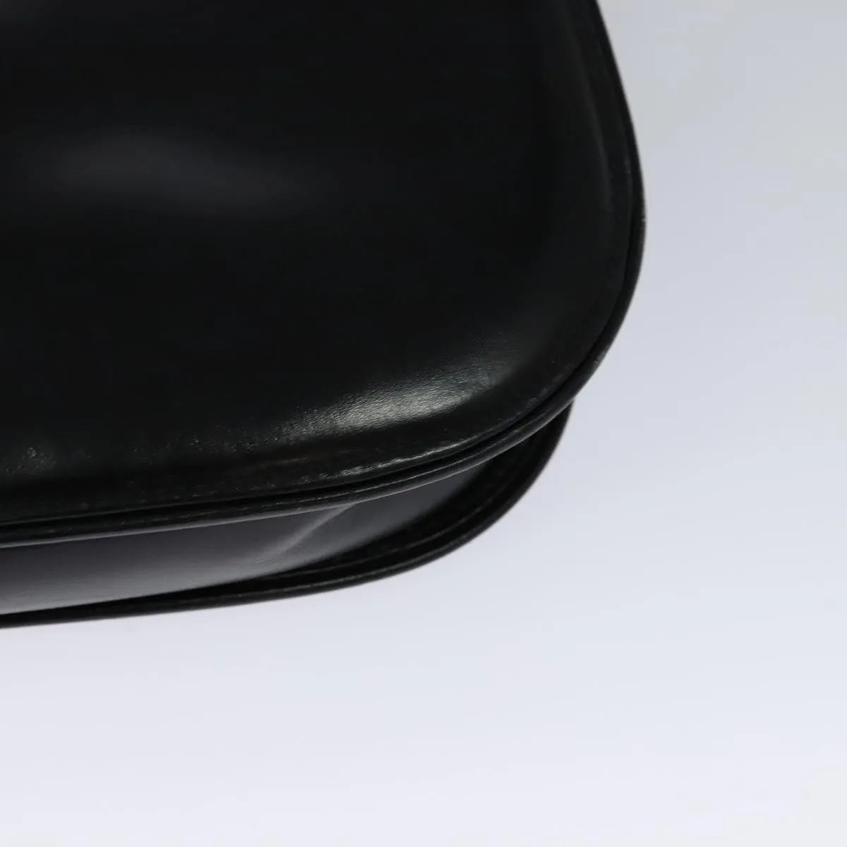 Gucci Vintage Leather, Black, Leather, Shoulder Bag