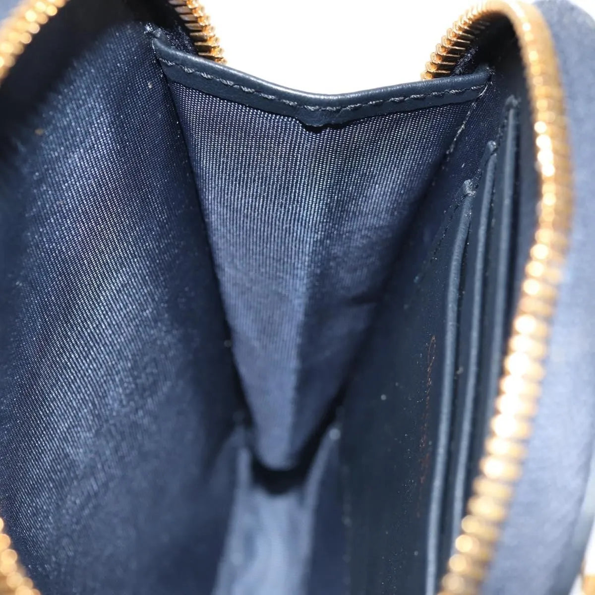 Christian Dior 30 Montaigne Phone Holder on Chain Oblique Canvas, Navy, Canvas, Clutch