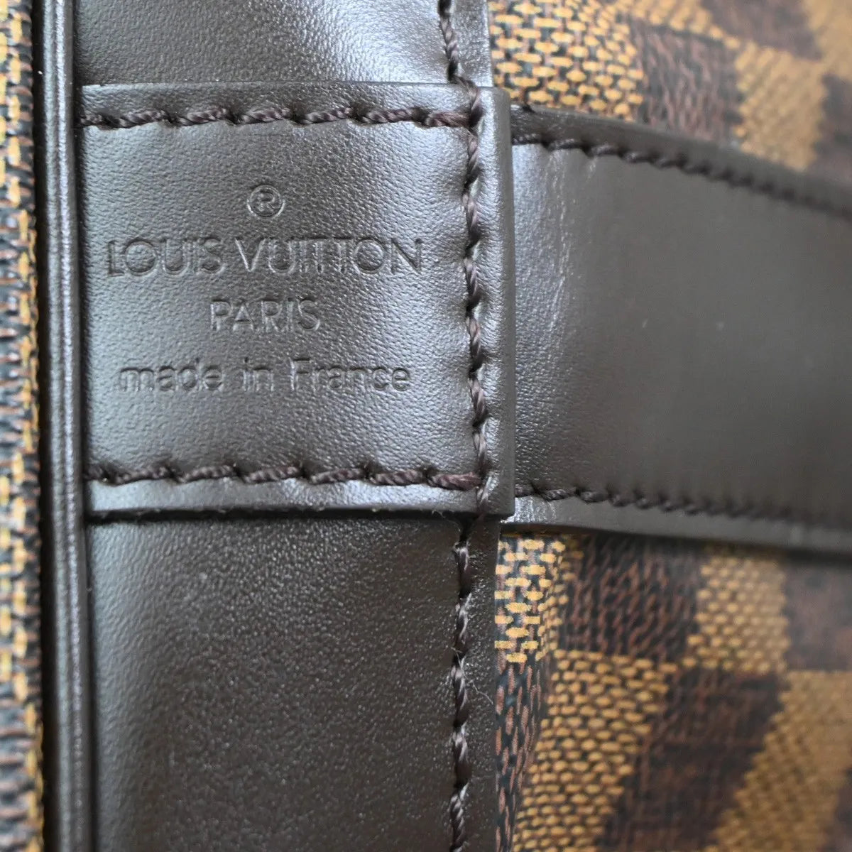 Louis Vuitton Grimaud Damier, Brown, Canvas, Travel Bag
