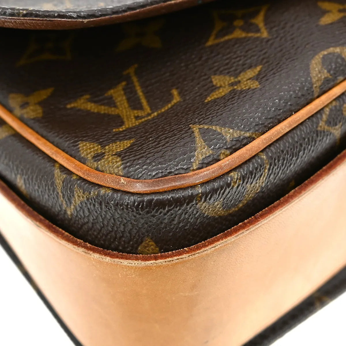 Louis Vuitton Cartouchiere Monogram Canvas, Brown, Canvas, Shoulder Bag