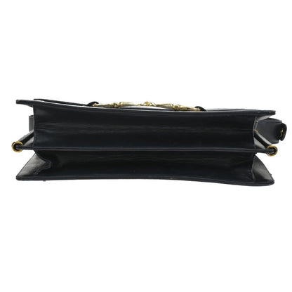 Celine Horse Carriage Canvas and Leather, Navy, Canvas, Shoulder Bag