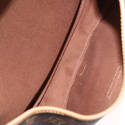 Louis Vuitton Saumur Canvas, Brown, Canvas, Shoulder Bag