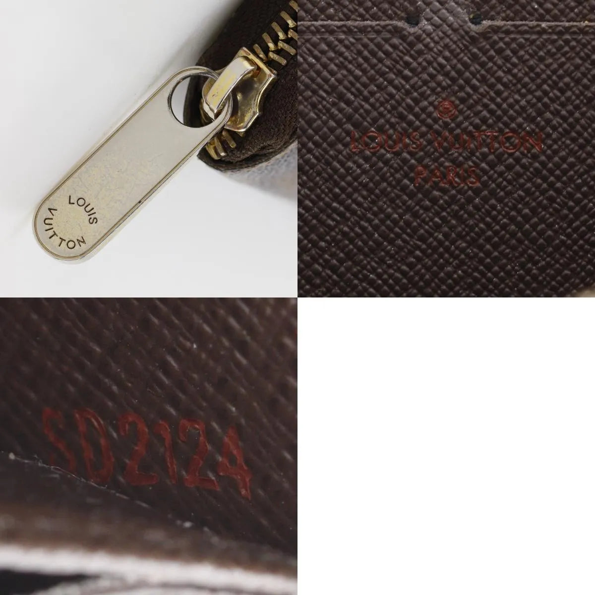 Louis Vuitton Zippy Organizer Damier Graphite, Brown, Canvas, Wallet
