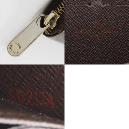 Louis Vuitton Zippy Organizer Damier Graphite, Brown, Canvas, Wallet
