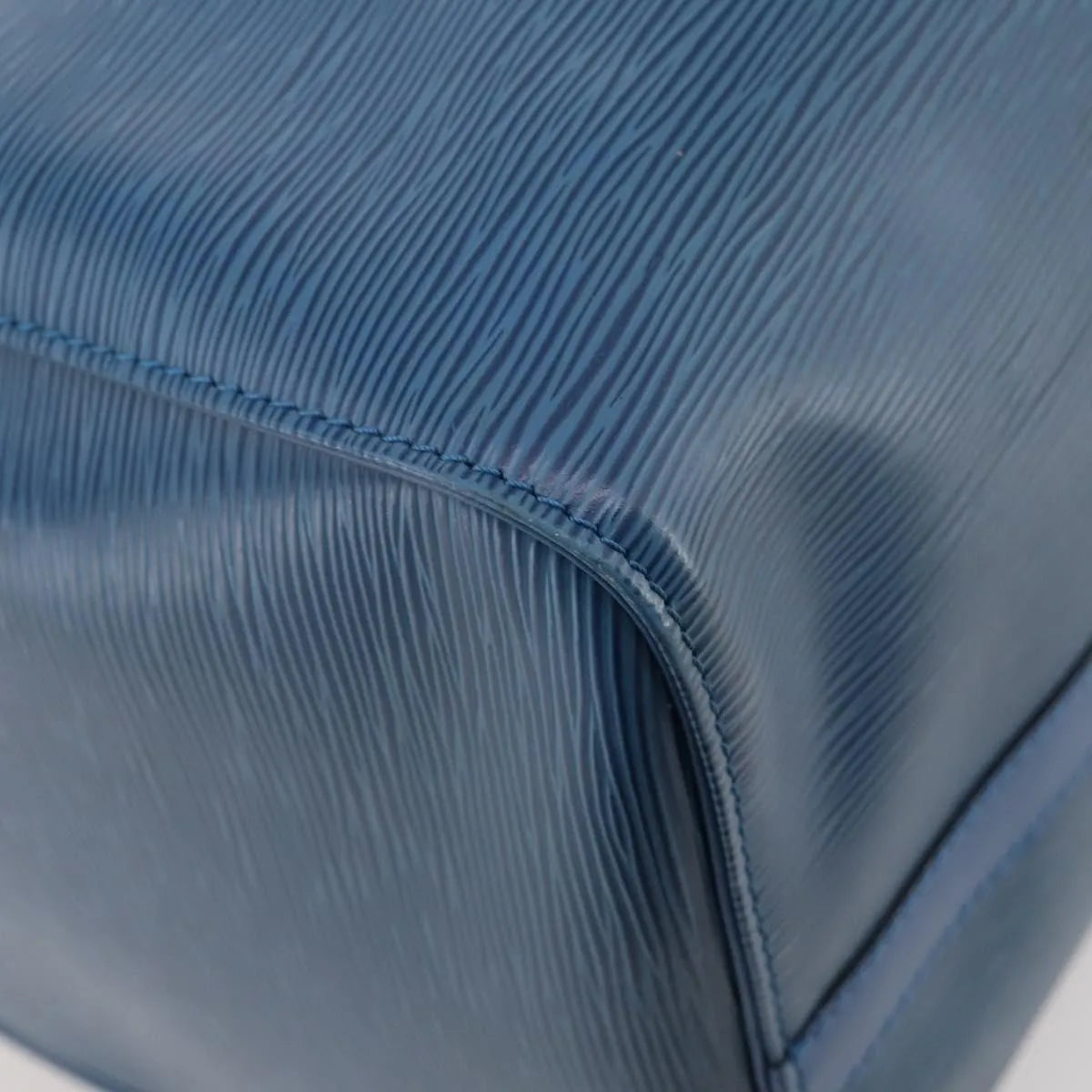 Louis Vuitton Keepall Epi Leather, Blue, Leather, Travel Bag