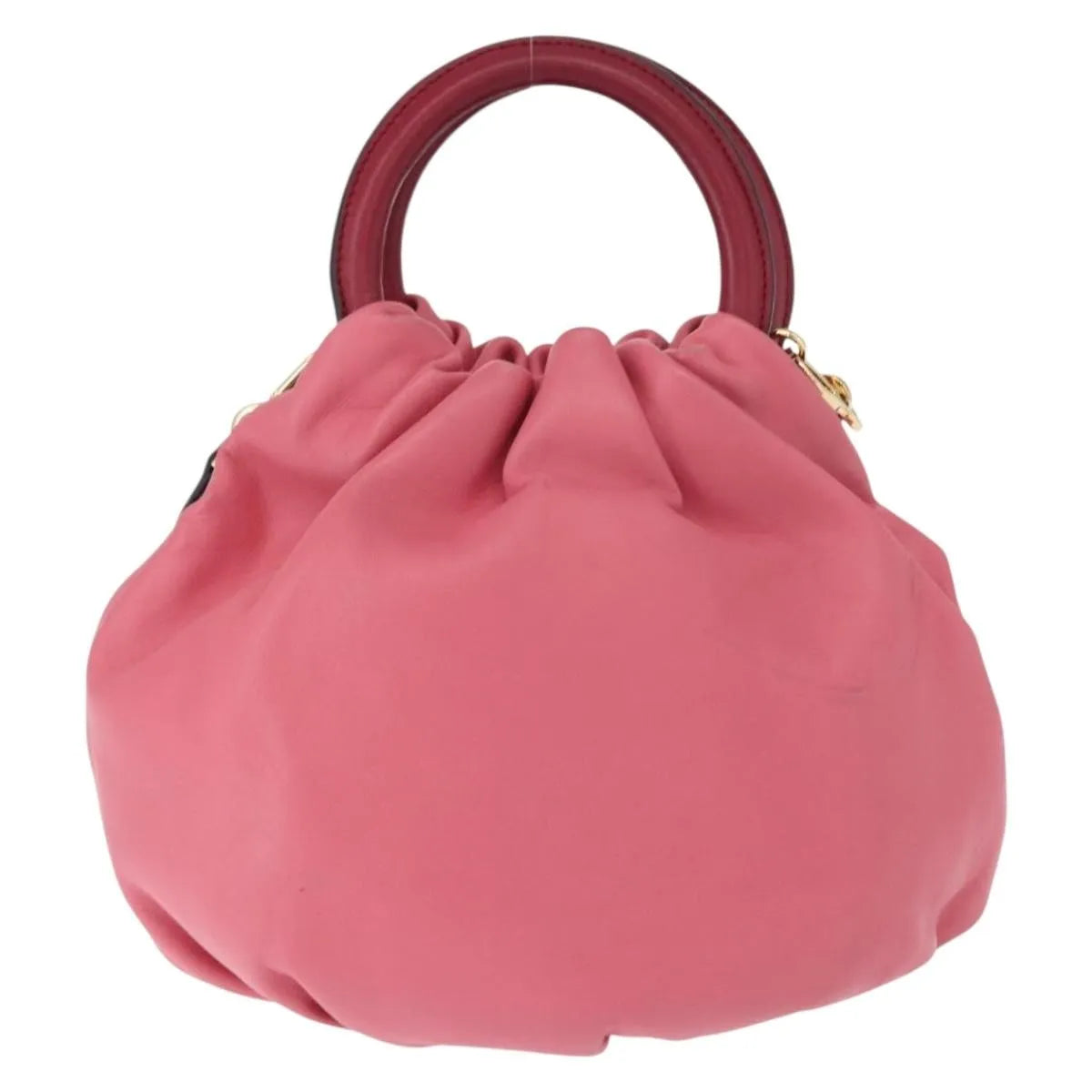 Loewe Bounce Lambskin, Pink, Leather, Handbag