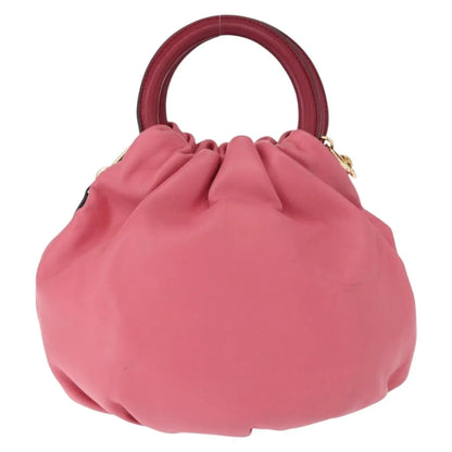 Loewe Bounce Lambskin, Pink, Leather, Handbag