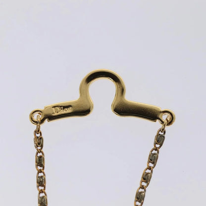 Christian Dior CD Pendant Metal, Gold, Gold Plated, Necklace