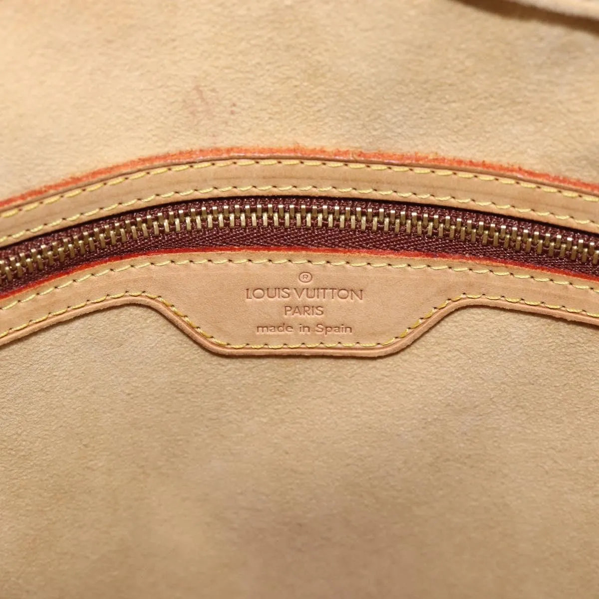 Louis Vuitton Looping Monogram Canvas, Brown, Canvas, Handbag